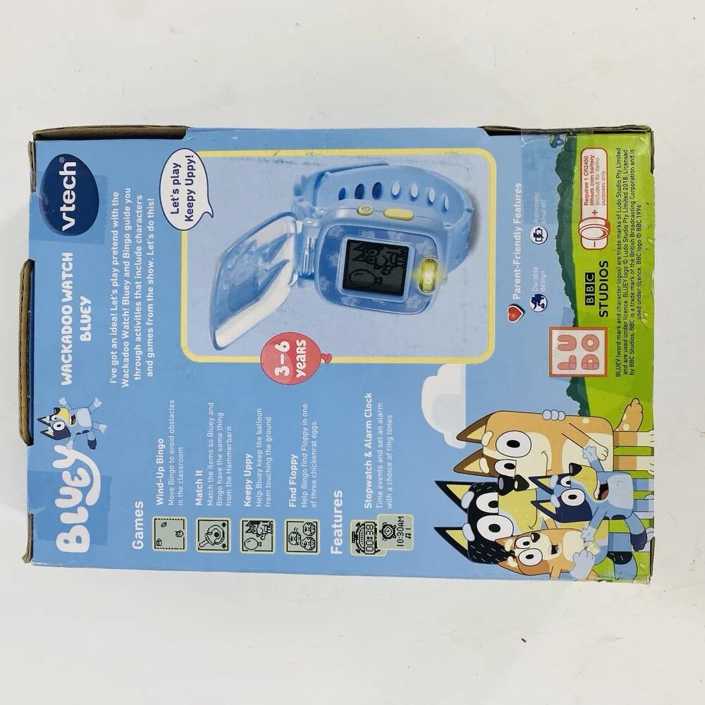 VTech Bluey Wackadoo Watch Flip Up Toy NEW Sealed 80-554500 Interactive